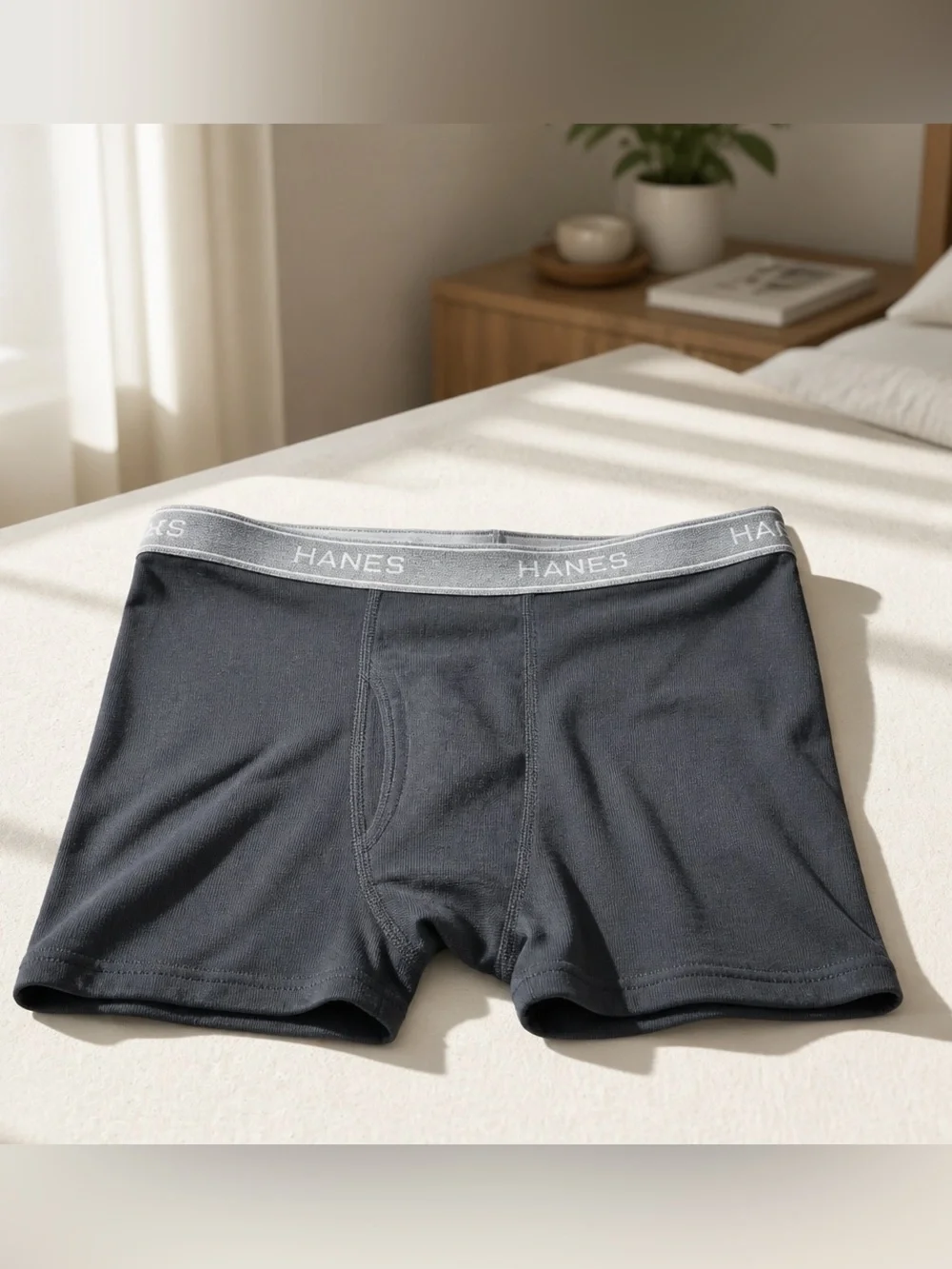 NWOT Hanes Set of 3 Men’s Boxer Briefs Black Red & Green- Size XL